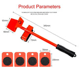 Furniture and Heavy Stuffs Mover and Lifter With Wheels and Professional Moving Tools