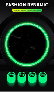 Car Luminous Tire Valve Cap(4 pcs set)