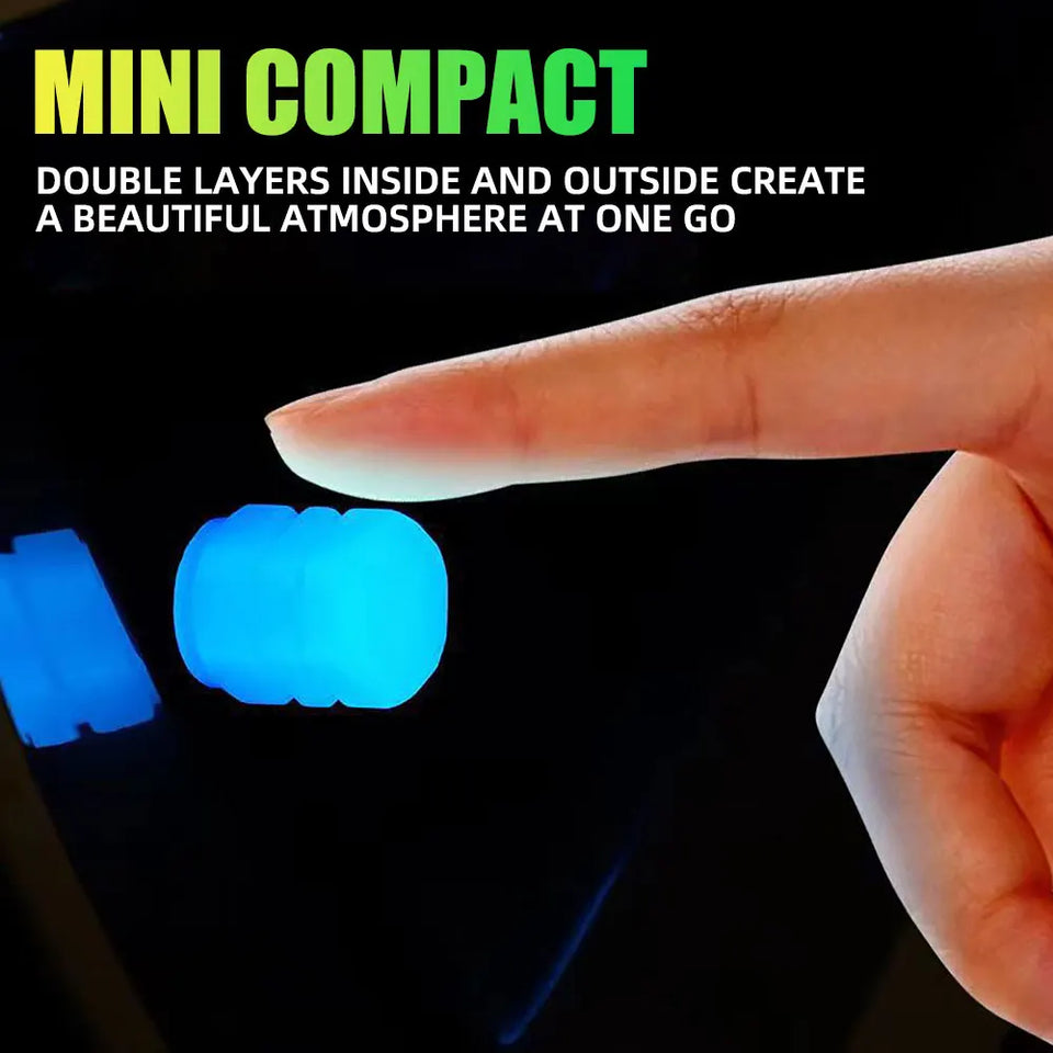 Car Luminous Tire Valve Cap(4 pcs set)