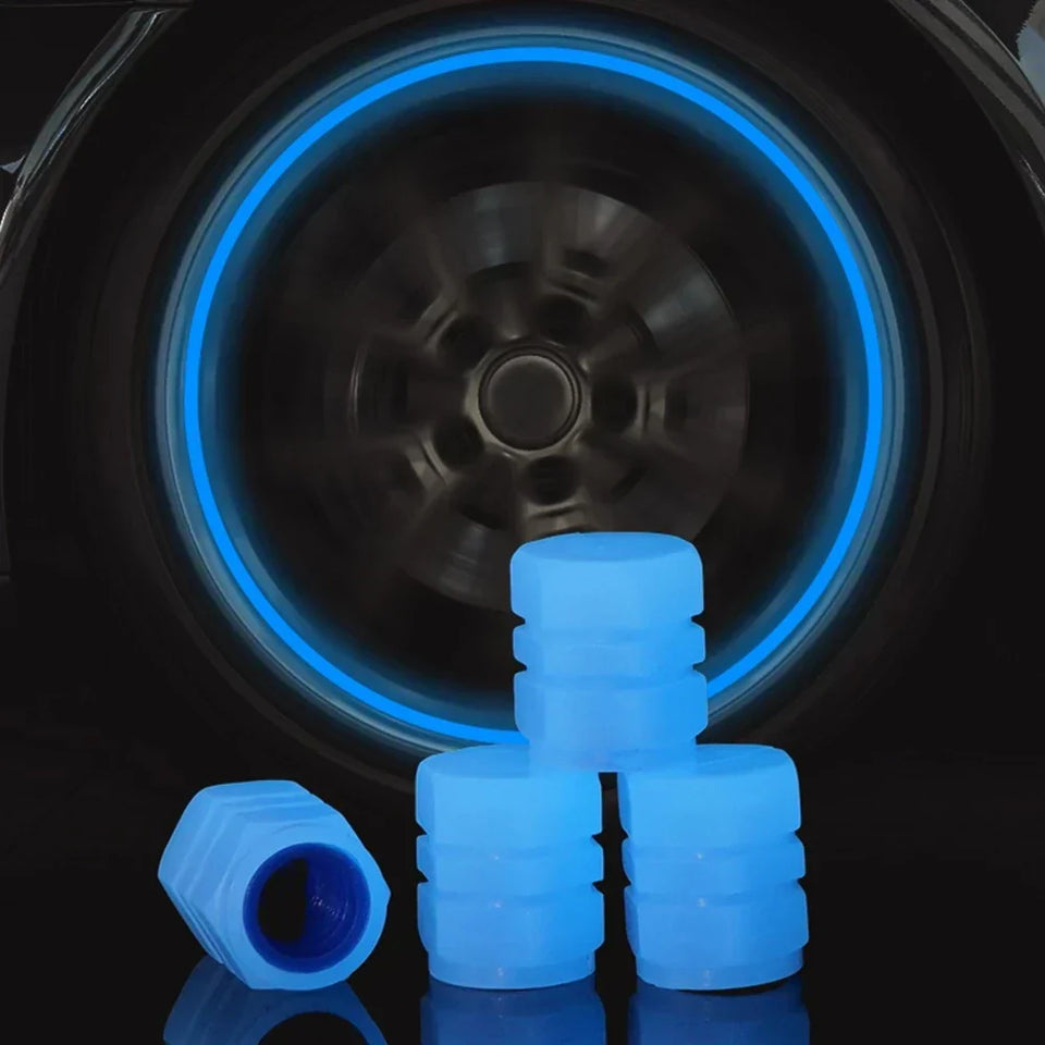 Car Luminous Tire Valve Cap(4 pcs set)