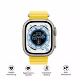 WATERPROOF ULTRA SMART WATCH WITH 7 STRAPS & 2.1 INCH FULL HD SCREEN