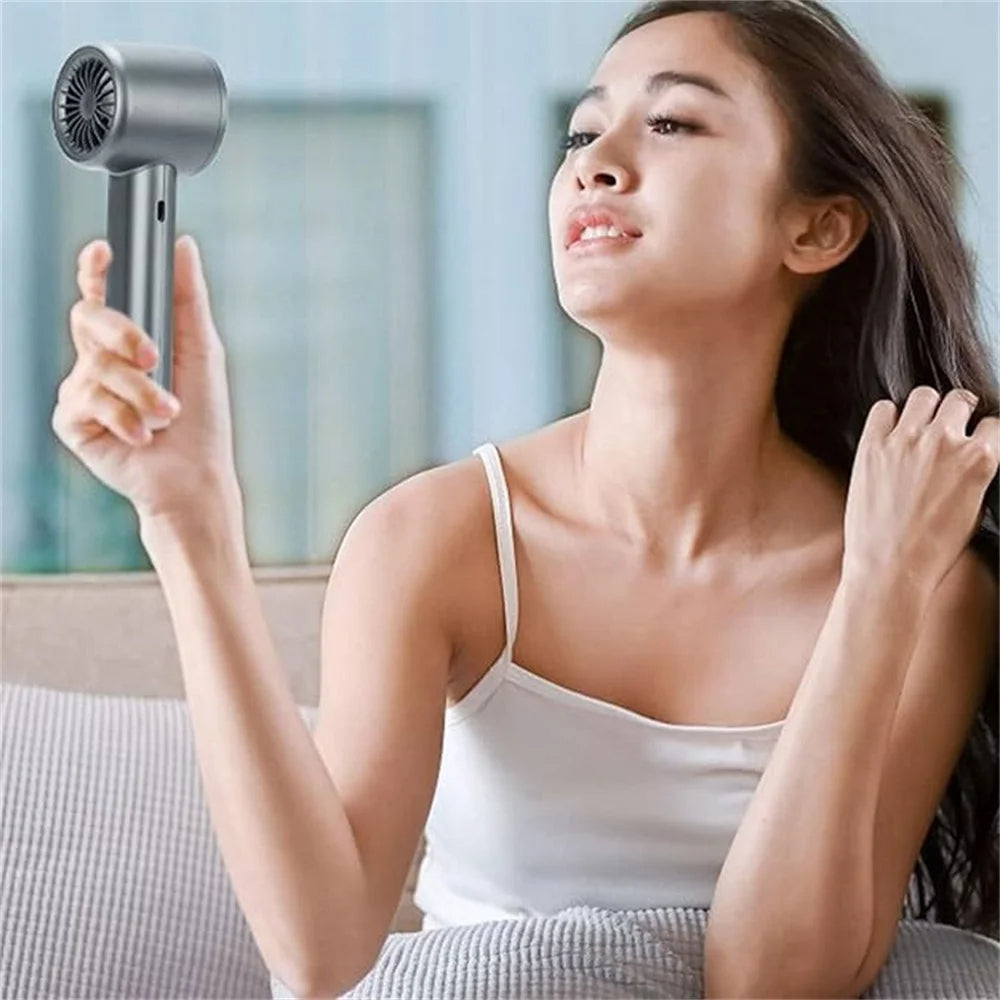 USB Rechargeable Portable 120 Wind Speeds Minai Bladeless Handheld Fan